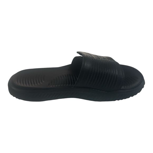 Adidas Alpha Bounce 2 Slides Men’s Size 12 Black Sandals Slip On Athletic